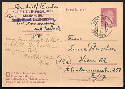 Poststück - Österreich Ostmark 1945, - Známky