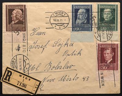 Poststück - (Ostmark) 1938 - 4 Briefe mit Österr. Frankatur, - Francobolli