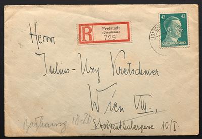 Poststück - Ostmark Reco - Überoller - Briefmarken