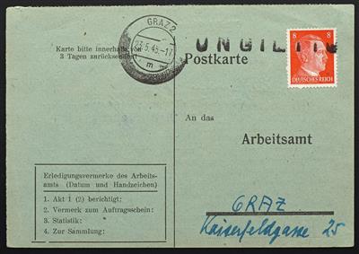 Poststück - Steiermark 12./23 Mai - Briefmarken