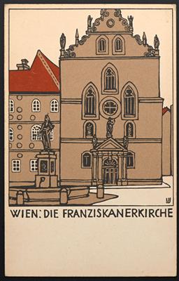 Poststück - Wiener Werkstätte, - Briefmarken