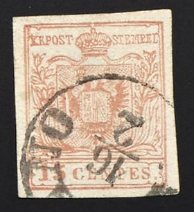 .Briefstück - Lombardei-Venetien Fälschungen - Francobolli