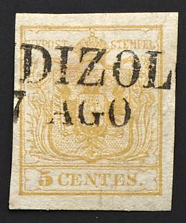 .Briefstück - Lombardei-Venetien Nr. 1, - Známky