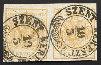 .Briefstück - Österreich Nr. 1 H Ia, - Francobolli