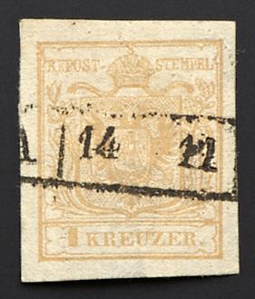 .Briefstück - Österreich Nr. 1 H Ia, - Briefmarken