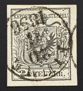 .Briefstück - Österreich Nr. 2 M IIIa, - Stamps