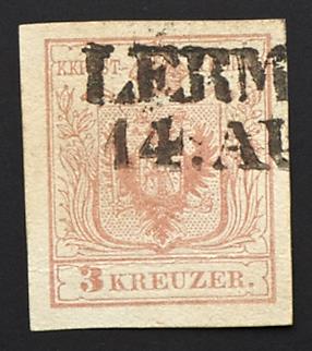 .Briefstück - Österreich Nr. 3 M Ib, - Stamps