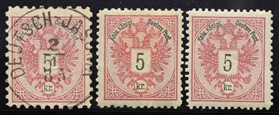 */Briefstück - Österreich Nr. 46 Briefstück in LZ ca. 9 (1. Periode, - Známky