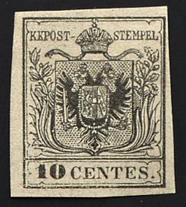 (*) - Lombardei-Venetien Nr. 2 M, - Briefmarken