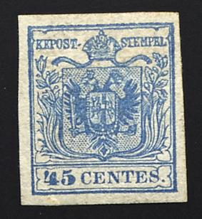 (*) - Lombardei-Venetien Nr. 5 H III, - Briefmarken