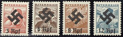 ** - Österr. 1938 -   ANK Nr. (6) a bis (6) d, - Briefmarken