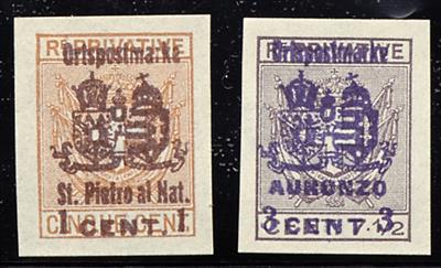 (*) - Österr. Feldpost Italien Ortspostmarken (72), - Stamps