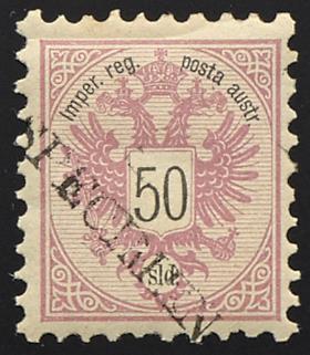 * - Österr. Post in der Levante Nr. 8/14 mit Aufdrucken SPECIMEN (aus britischem Archiv), - Stamps