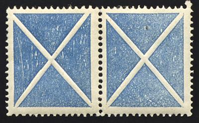 * - Österreich Ausgabe 1858 Andreaskreuze Kleines Andreaskreuz in Blau, - Stamps