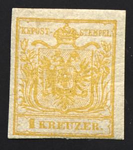 (*) - Österreich Nr. 1 H III, - Francobolli