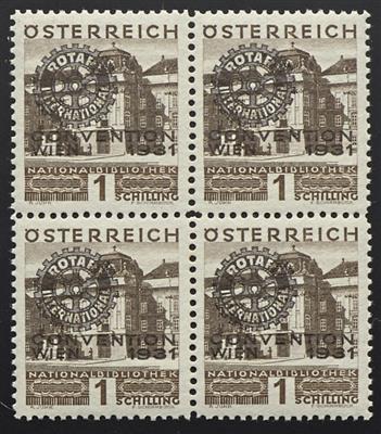 ** - Österreich Rotarier in Viererblöcken, - Stamps