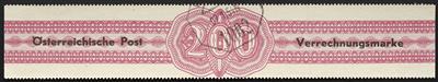 Poststück/Briefstück - Österr. 1948 - Verrechnungsm. Nr. 2 A und B lose Stücke in guter Erh., - Briefmarken