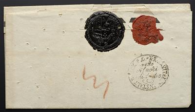 Poststück - Desinfizierte Post 1831, - Briefmarken