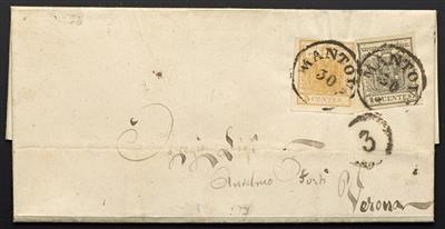 Poststück - Lombardei-Venetien Nr. 1, - Známky