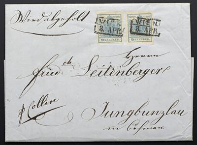 Poststück - Österr. 1851 - Nr. 5 H - Francobolli