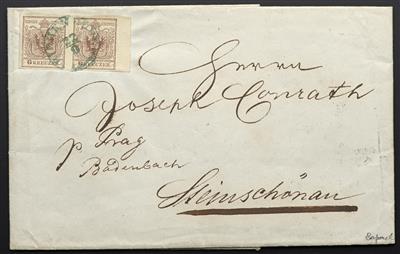 Poststück - Österr. Ausg. 1850, - Briefmarken