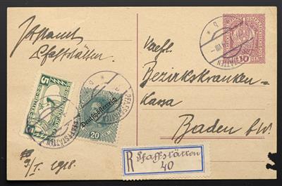 Poststück - Österr. I. Rep., - Stamps