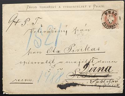 Poststück - Österreich Nr. 37 II anschriftseitig - Briefmarken