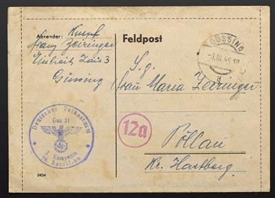 Poststück - Ostmark, - Briefmarken