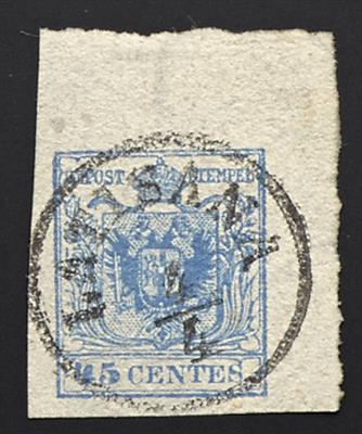 Poststück/Ú/Briefstück - Lombardei-Venetien Partie Nr. 5 H/M Type II oder III, - Známky