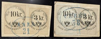 Poststück/Ú/Briefstück - Österreich DDSG Um 1870, - Známky