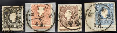 Ú/Briefstück - Andreaskreuzansätze unten: Nr. 11 II, - Briefmarken