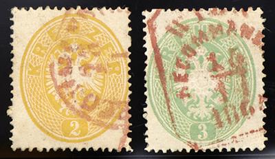 Ú/Briefstück - Österreich Nr. 24/28, - Francobolli