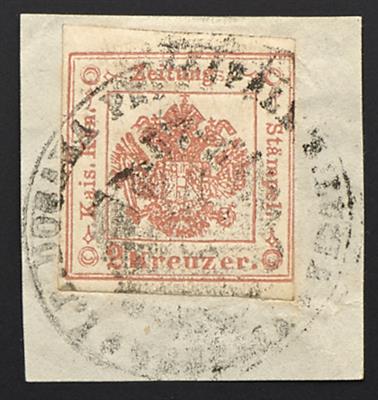 Ú - Lombardei-Venetien Zeitungsstempelmarke - Briefmarken