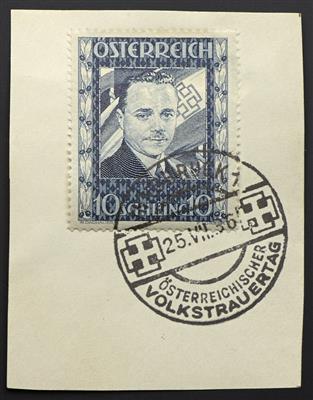 Ú - Österr. 10 S Dollfuß mit INNSBRUCK - Sonderstpl., - Francobolli