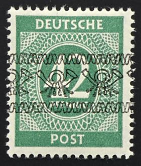 ** - Bizone Nr. I/I - IX/I, - Briefmarken