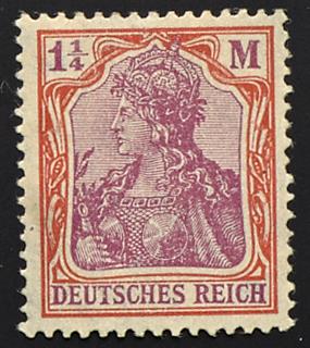 * - D.Reich Nr. 151 Y ("Vierpass-Wasserzeichen"), - Stamps