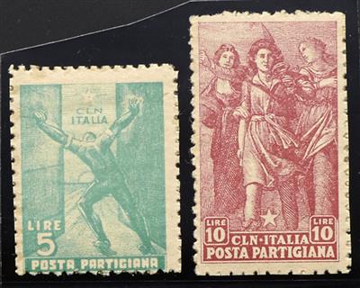 ** - Italien Lokalausgabe C. L. N. (Comitati - Briefmarken