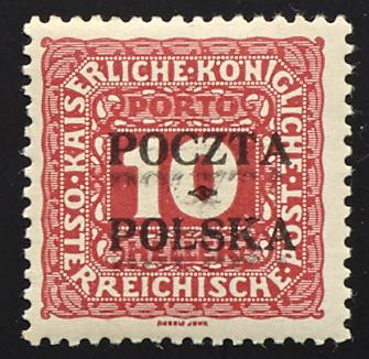 ** - Polen Porto Nr. 2 (10 Heller), - Stamps