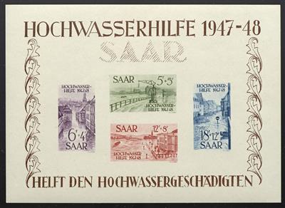 ** - Saarland Block Nr. 1 und 2, - Stamps