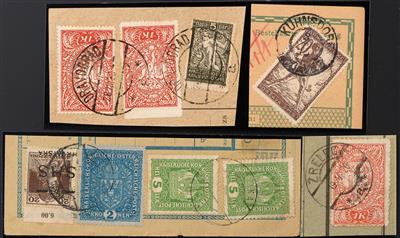 Briefstück/Poststück/*/gestempelt - Sammlung Jugoslawien 1919/1920 Ausgaben für Slowenien - Stamps