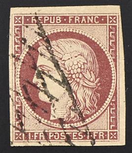 gestempelt - Frankreich Nr. 7a, - Briefmarken