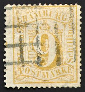 gestempelt - Hamburg Nr. 18, - Stamps