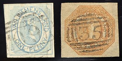 gestempelt - Sammlung Tasmanien/Van Diemens Land aus 1853/1904, - Stamps