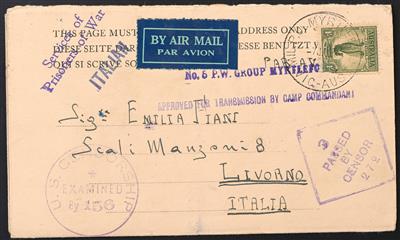Poststück - Australien Kriegsgefangenenbrief - Známky