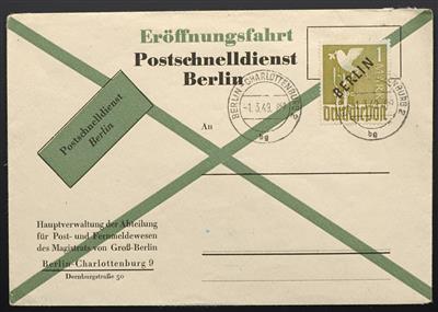 Poststück - Berlin, - Známky