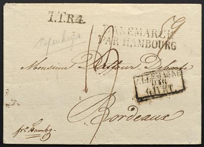 Poststück - Kl. Partie Poststücke Dänemark aus ca. 1797/1866, - Francobolli