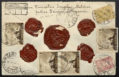 Poststück - Partie Poststücke Baltische Staaten aus ca. 1898/1940, - Briefmarken