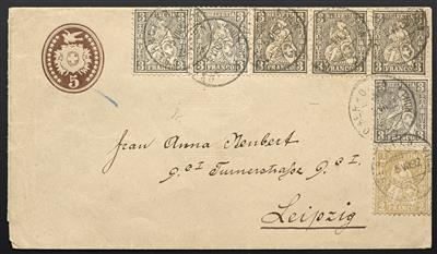 Poststück - Schweiz Ganzsachen-Umschlag - Stamps