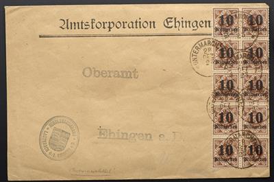 Poststück - Württemberg Dienst Nr. 183 im - Briefmarken