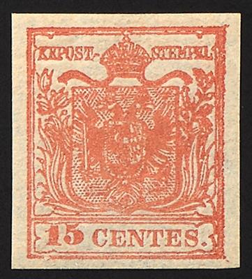 ** - Lombardei-Venetien Nr. 3 H III, - Stamps